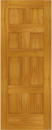Flat  Panel   Madison  Cypress  Doors